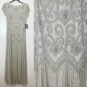 NWT PISARRO NIGHTS DRESS GOWN 8 MOTHER OF THE BRIDE BRIDESMAID FORMAL EVENING